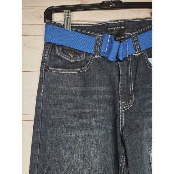 Cavi Product Of Great Taste 28/12 Blue Patched Designer Cotton Jeans - Picture 4 of 12